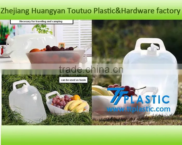 half folded WATER CARRIER Storage outdoor 10L for drinking water