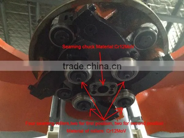 Semi automatic paint can seamer machine