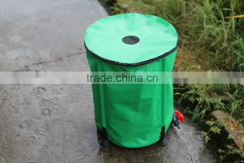 50GALLON/55GALLON/66GALLON Portable flexible collapsible Rain barrel/ WATER BUTTS