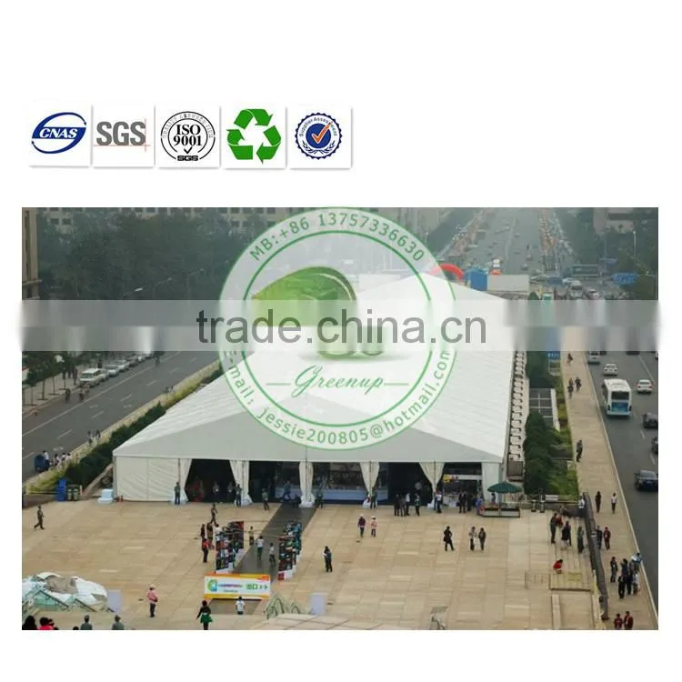 850gsm White PVC Coated Tarpaulin Side Wall Cover For Event Tent