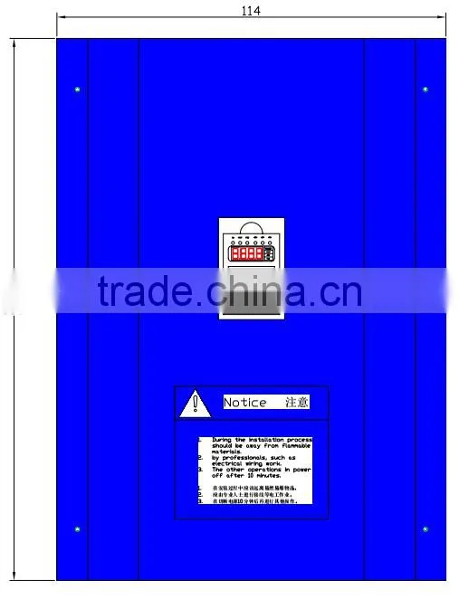 Solar water pump inverter DC to AC converter Mppt function three phase 380V 1.5kw 1500W