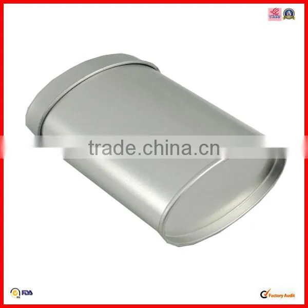 airtight custom printing oval coffee tin can