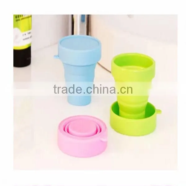 Fashion design Foldable Coffee Silicone Cup