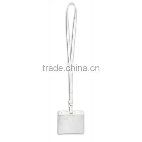badge holder with clip,promotional PVC badge holder