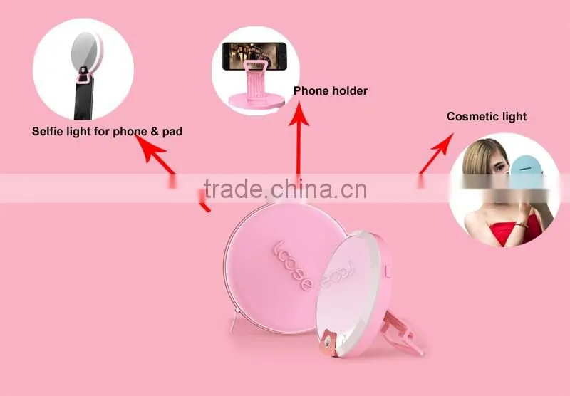OEM makeup mirror, pocket mirror with led light with cheap price