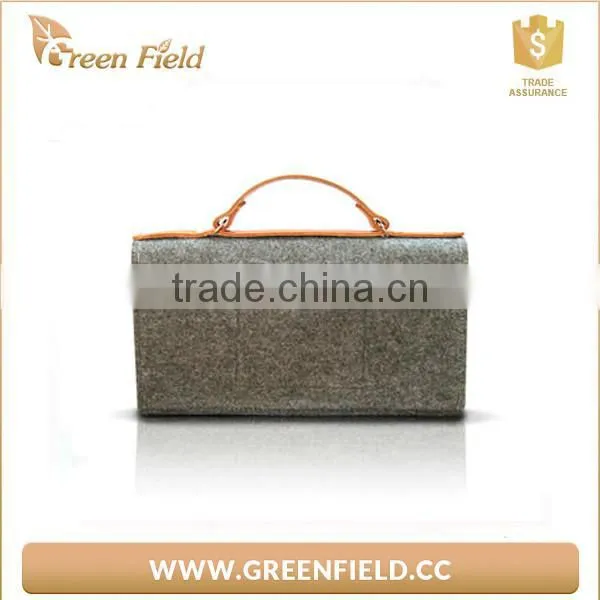 recycling wool felt tote bags, customized felt shopping bag