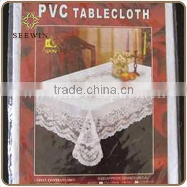 High Quality Rustic Print PVC Table Cloth Waterproof Oil Quality Disposable Plastic Table Cloth Tablecloth