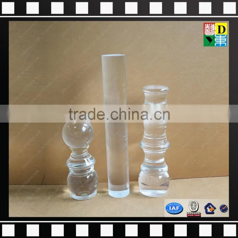 Customzied plastic clear acrylic furniture legs from china manufacturer