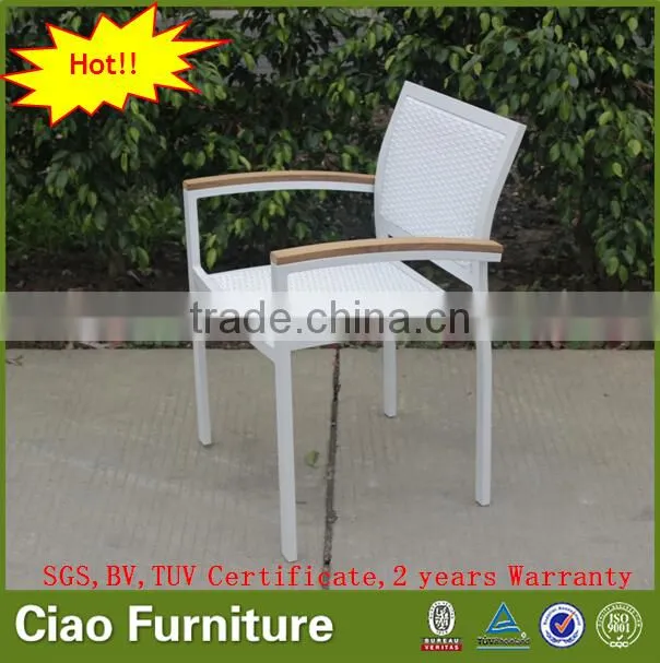 white wedding garden chairs white fabric garden plastic PE rattan chairs