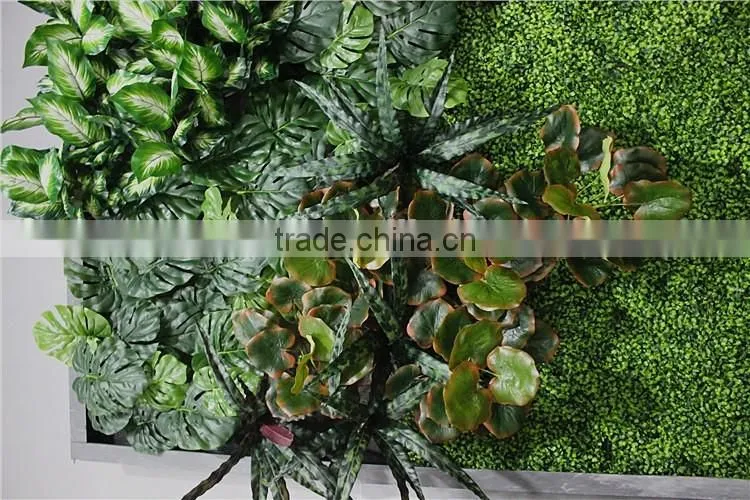 green wall artificial plant arrangement high density grass wall panel