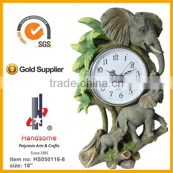 18 Inch Hot Sales Resin Clock 3d Last Supper Carving Wall Art Hanging Decoration