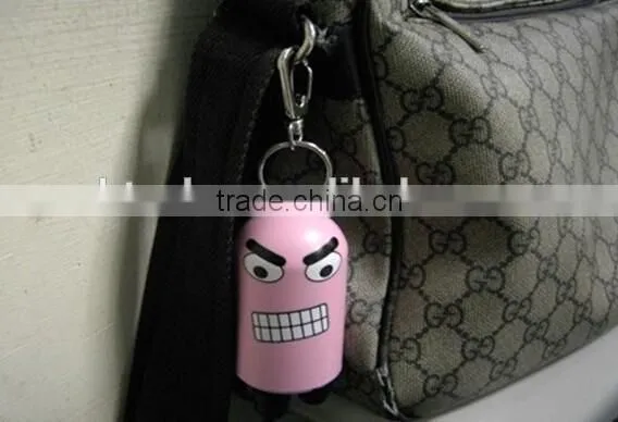 Mini plastic desktop logo printed folding camera tripod stand holder keychain