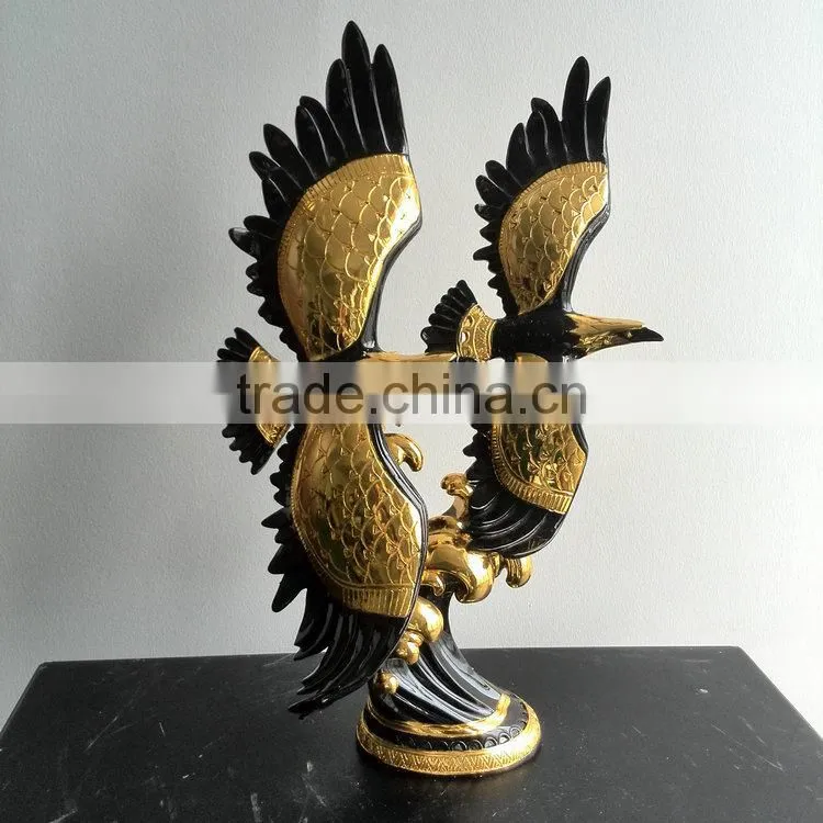 Resin eagle statue