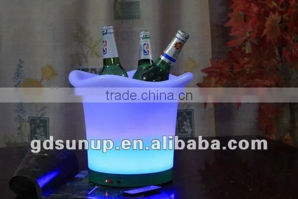 PE Material Rotational Moulding Plastic Modern LED wine bucket
