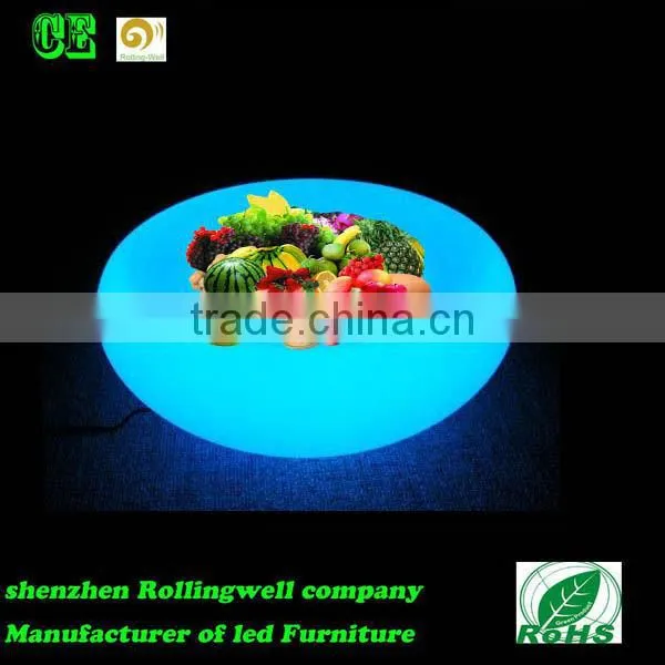 Ten years factory patented promotional price waterproof LED fruit bowls for hotel / bar / restaurant