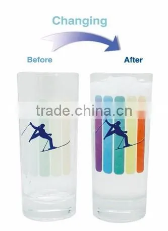 Wholesale manufacture magic glass sublimation cup