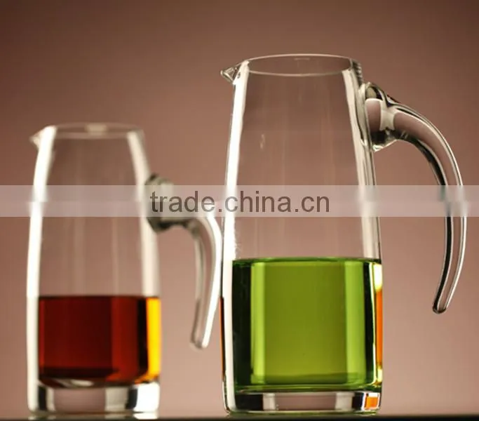 Different size glass jar liquids glass juice jar
