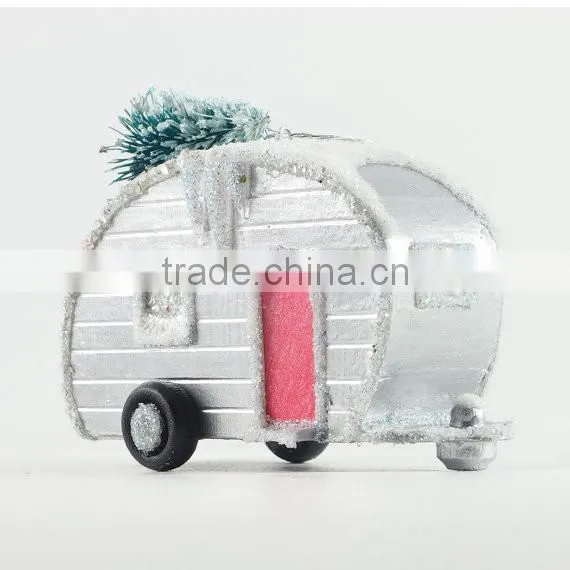 Christmas Village Glitter House