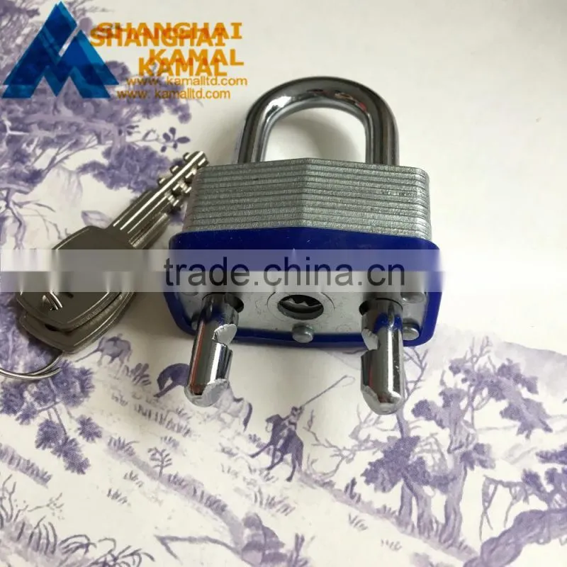 Adjustable and Removable Shackle steel laminated padlock, Long shackle locks