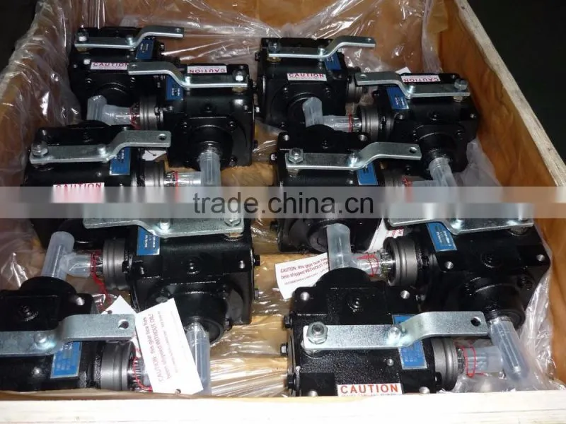 1 1 ratio slasher gearbox for grain transportation