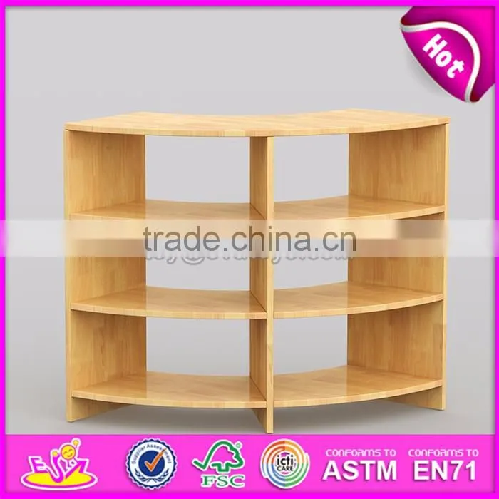 Customized early education center wooden children toy storage furniture W08C202