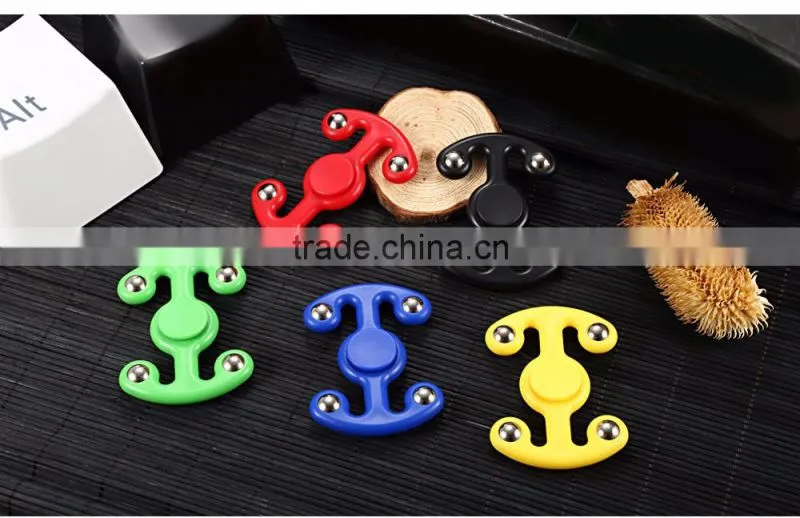 Fidget Hand Spinner Finger Toy Stress Reliever Killing Time Adults/Kids green