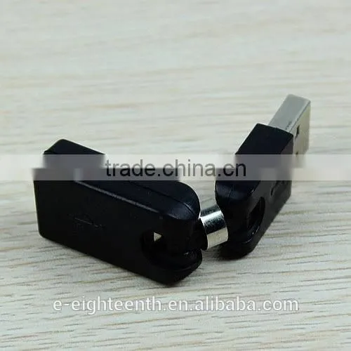 2016 new arrival Flexible Swivel Twist Angle 360 Degree USB 2.0 Male to Female Adapter Connector