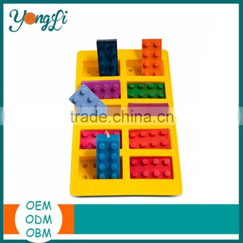 Best Selling Easy-Clean Toy Block Ice Mold Silicone Ice Cube Tray