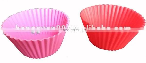 China Manufacture Wholesale Baby Bake Cake Silicone Cupcake Mold