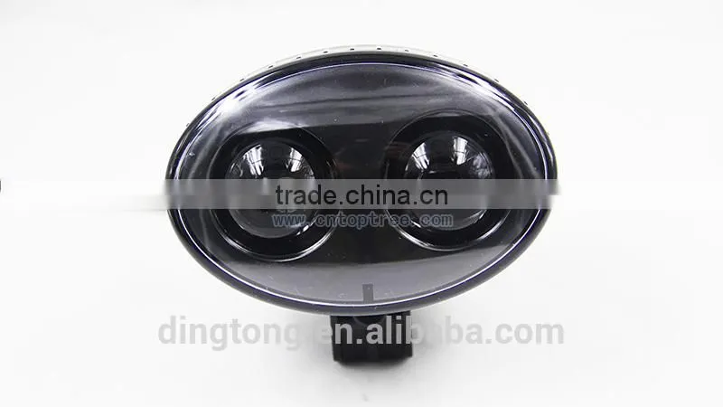 DC9-80V BLUE Oval LED Spot Light Blue LED Forklift Safety Light