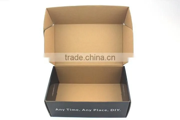 Custom logo brown round kraft shirt paper cylinder box