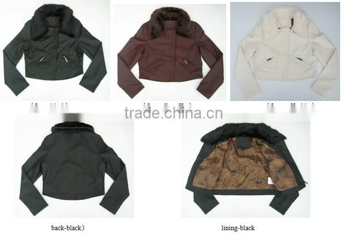 JF1330 lady's leather jackets