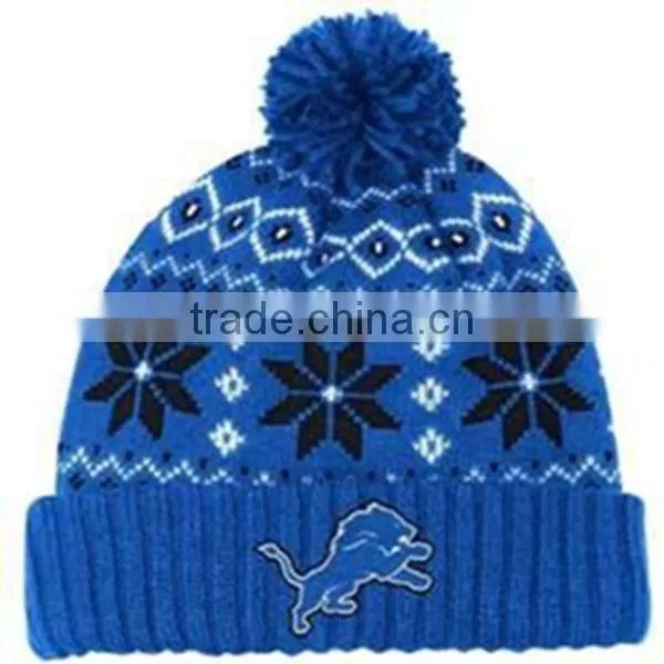 bulk cheap wholesale custom winter hat with top ball