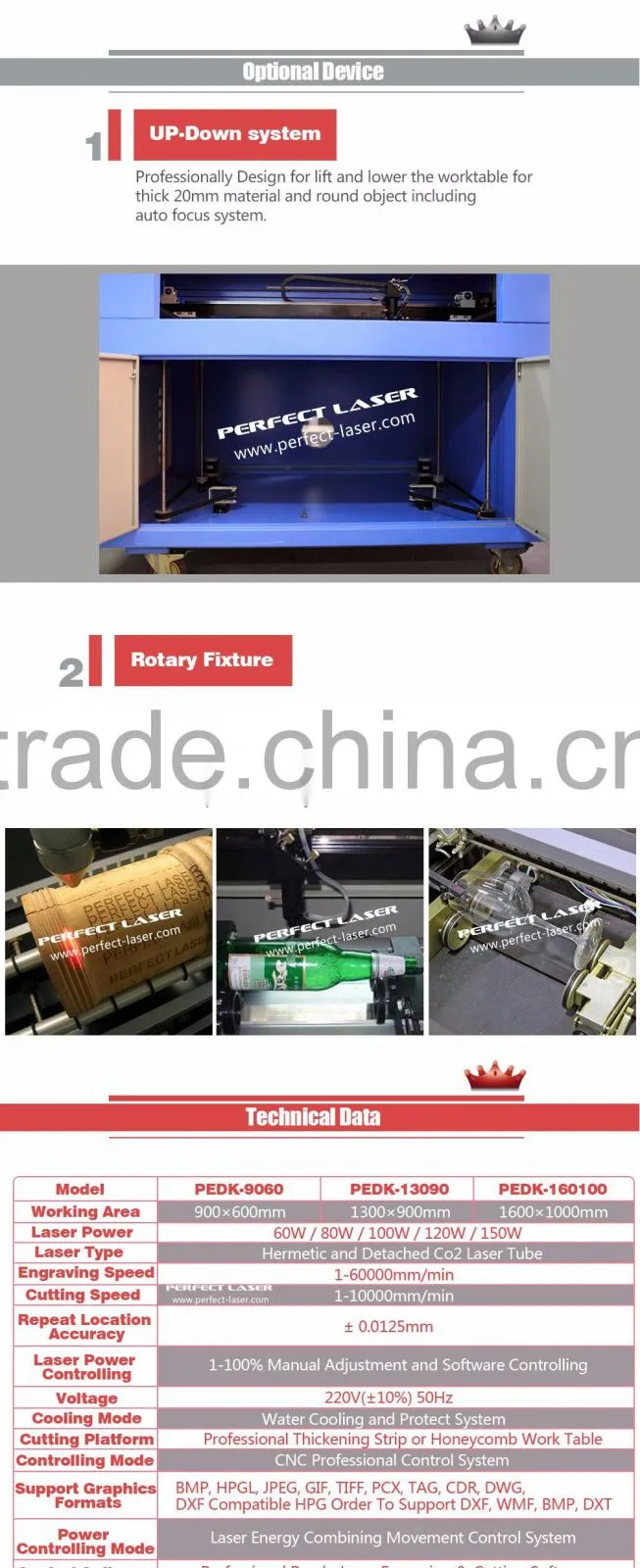 Professional Mini Co2 Laser Engraving Cutting Machine 150W 100W On Wood