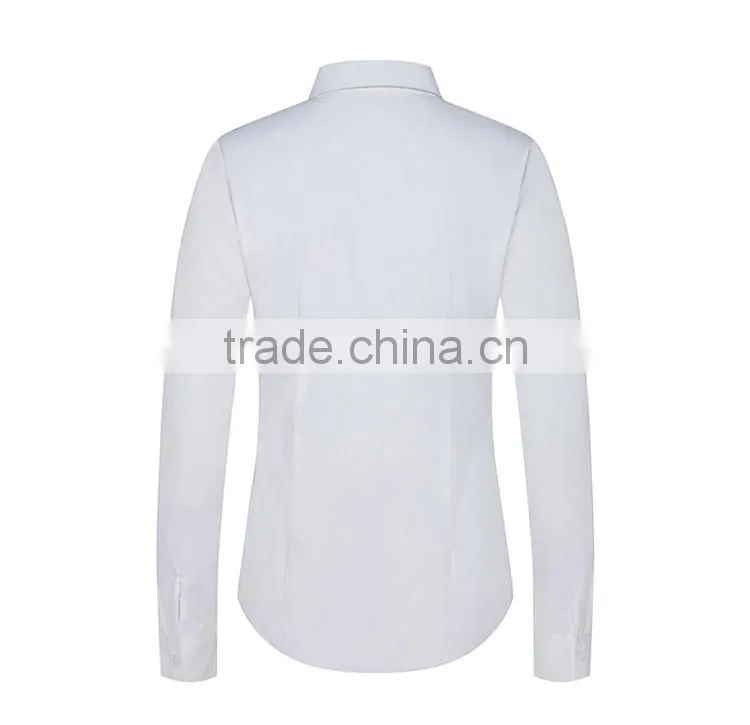 Wholesale fashion close-fitting shirt for office ladies,images of ladies casual tops