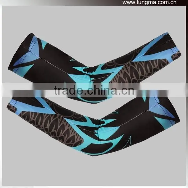 Custom Logo Sublimation Printed Sports Compression Arm Calf Leg Sleeves