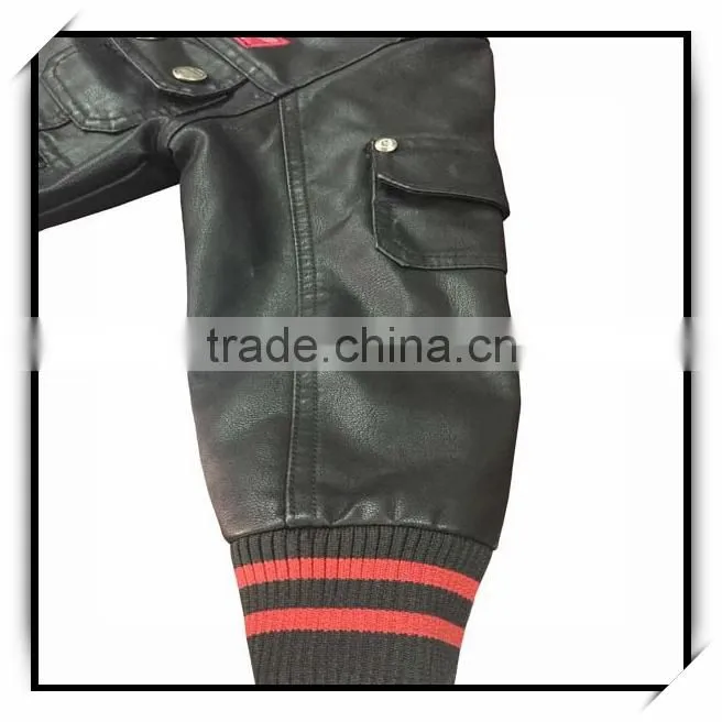new style factory custom winter jacket leather