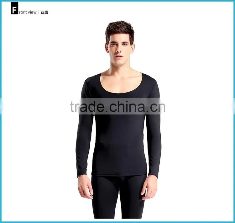 Invisible O Neck Seamless Winter Polypropylene Young Men Baselayer Underwear