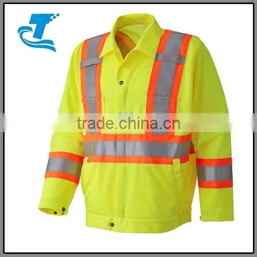 100%Polyester Waterproof Reflective Hi-vis Workwear
