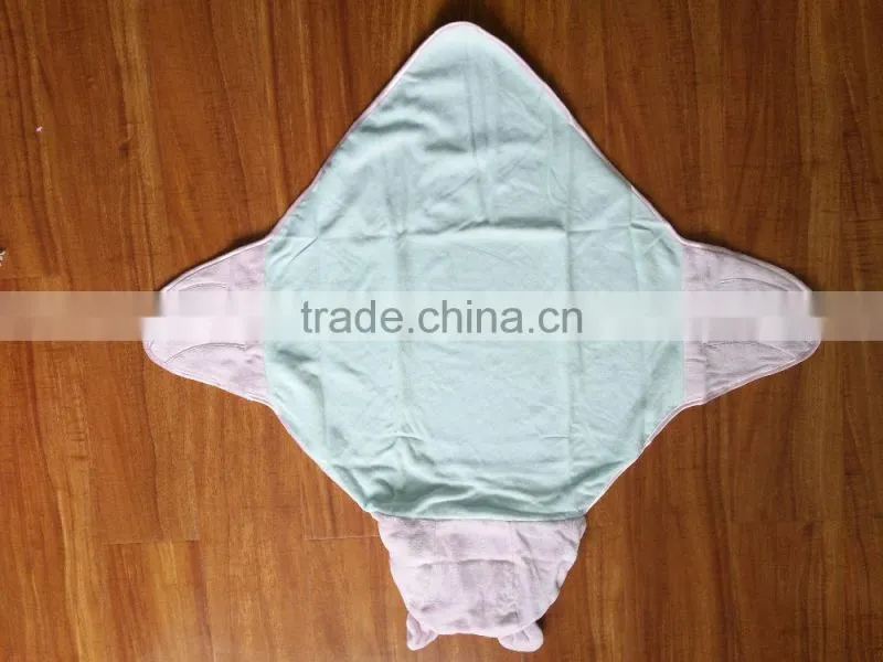 Owl cotton velour animal baby hooded bath towel