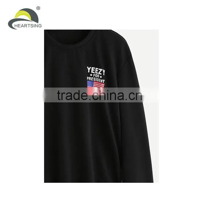100% cotton custom wholesale crewneck sweatshirt men