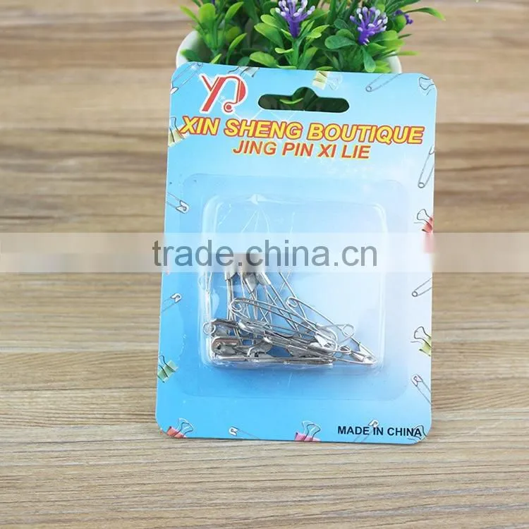 Fashion Card Packing Golden Silver Metal Material Push Pins Industrial Safety Pins