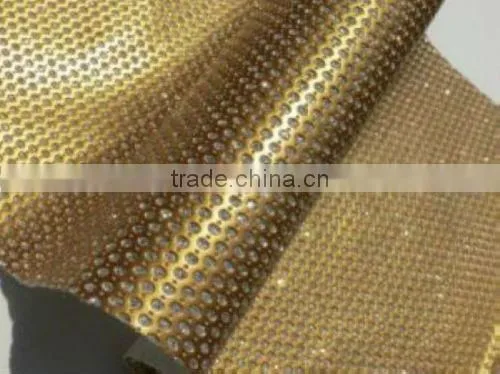 Guangzhou PVC punching glitter fabric for bag