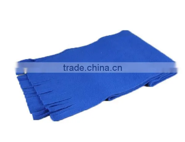 red color polar fleece scarf