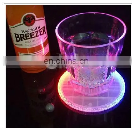 LED drink coaster mat, glass coaster