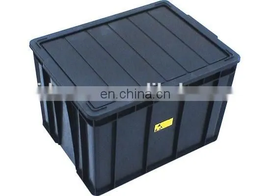 ESD box, Conductive box full plastic esd tray