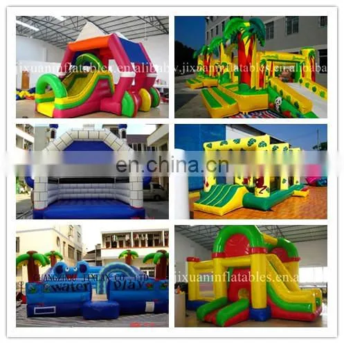 5 in 1 inflatable combo castle/inflatable bouncy castle/inflatable bouncers combo with art panel