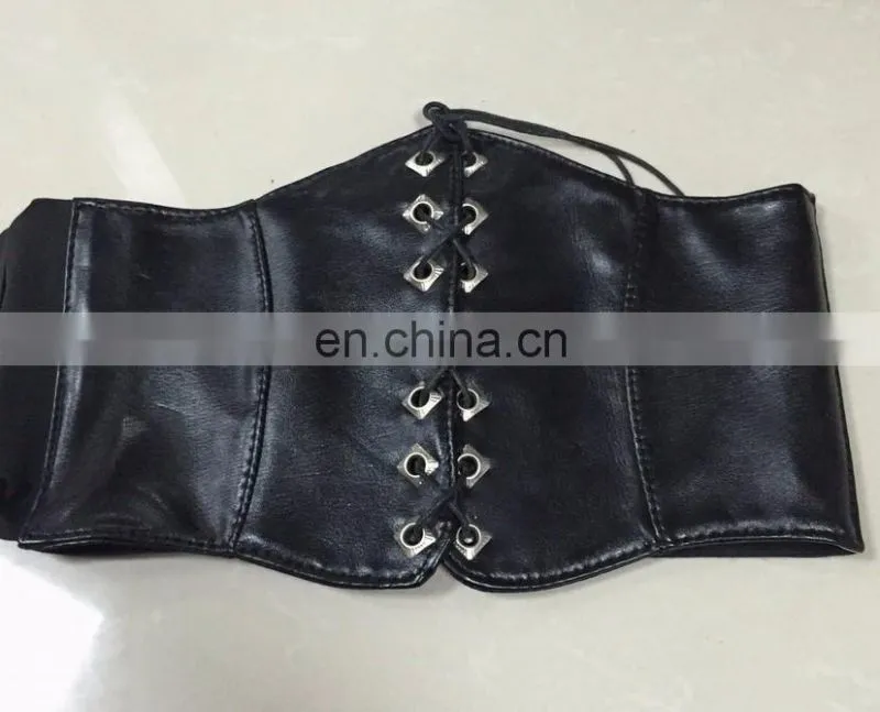 Cut Out PU Trim Waist Cincher Belt Pu Waist Belt