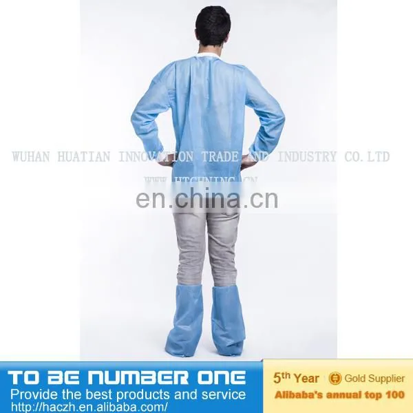 Nonwoven disposable lab coat/work uniform/work wear
