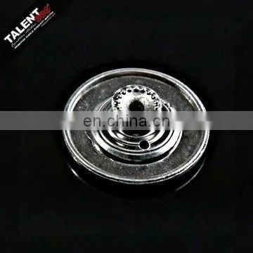 custom private design Antique Silver Metal Button for jeans garment